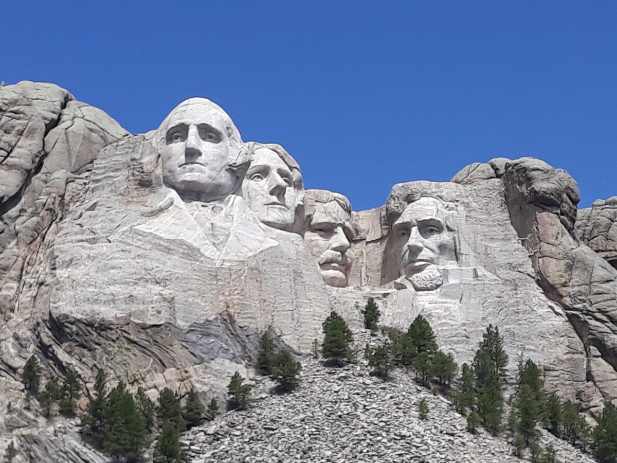 Visiting Mount Rushmore